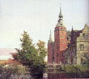 Christen Kobke Frederiksborg Castle Seen from the Northwest oil painting on canvas